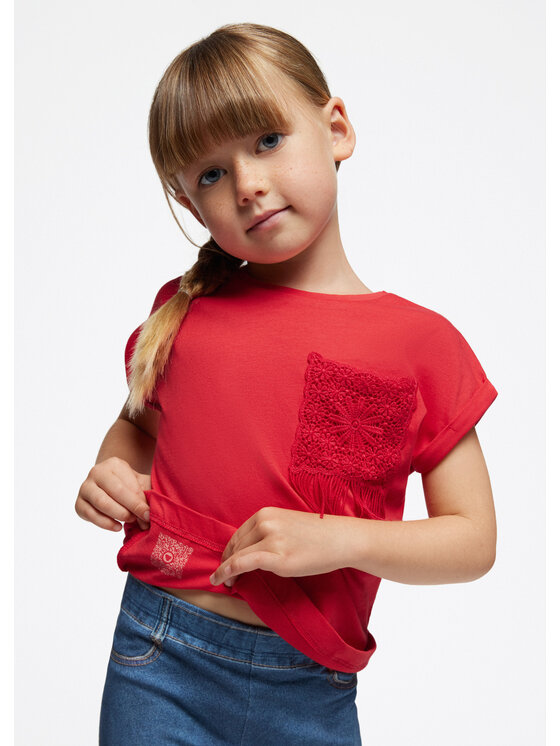 Mayoral Mayoral T-särk 3087 Punane Regular Fit