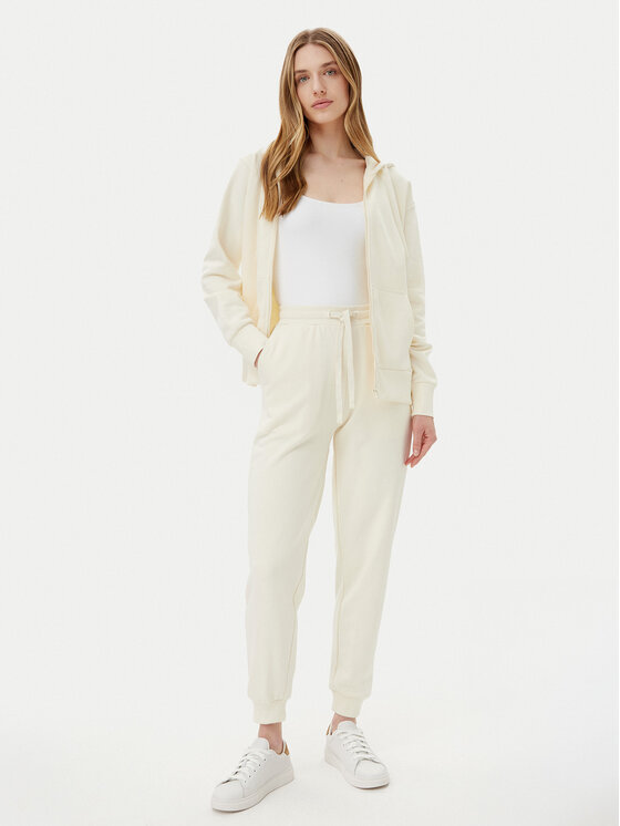Silvian Heach Silvian Heach Spodnie dresowe Sina GPP25117PA Écru Regular Fit