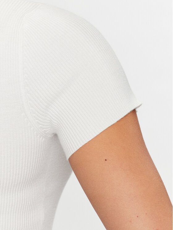 Liu Jo Liu Jo T-särk CF3204 MS99E Valge Slim Fit