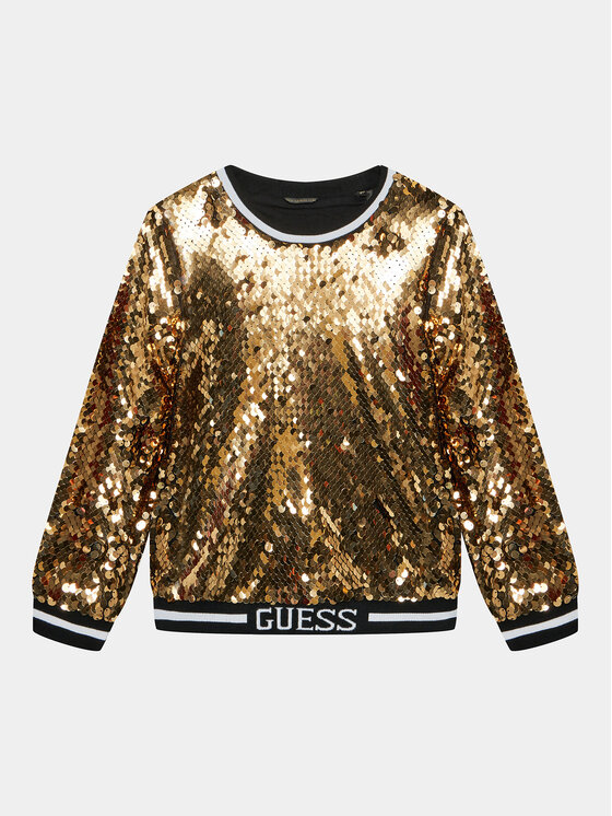 Guess Guess Felpa J3BQ27 WEXY0 Oro Regular Fit