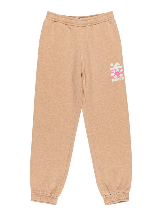 Roxy Spodnie dresowe Surf Feeling ERGFB03337 Beżowy Regular Fit
