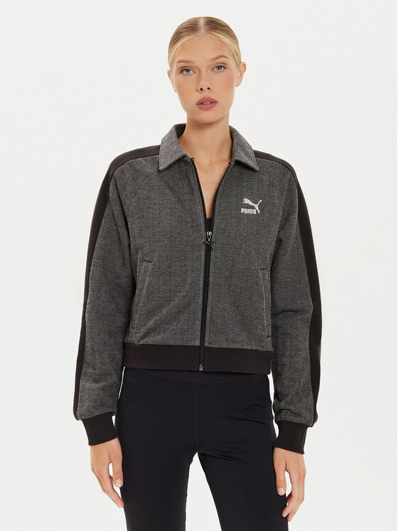 Puma Mikina T7 626797 Čierna Relaxed Fit