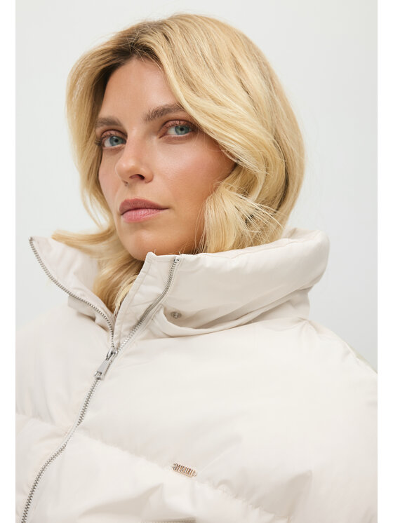 BIZUU BIZUU Vatovaná bunda YOKO PUFFER WINTER JACKET Bílá Standard Fit