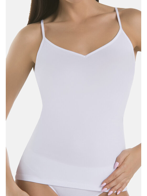 Teyli Teyli Top 206 Biały Standard Fit