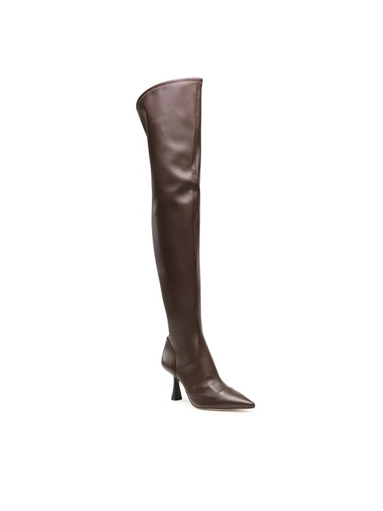 MICHAEL Michael Kors MICHAEL Michael Kors Visoki Škornji Clara Boot 40F3CLMB5L Rjava