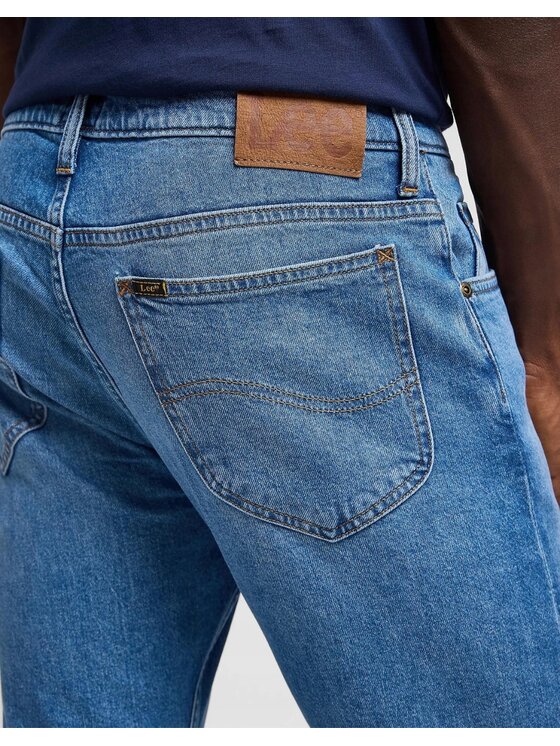 Lee Lee Jeansy Rider Niebieski Slim Fit