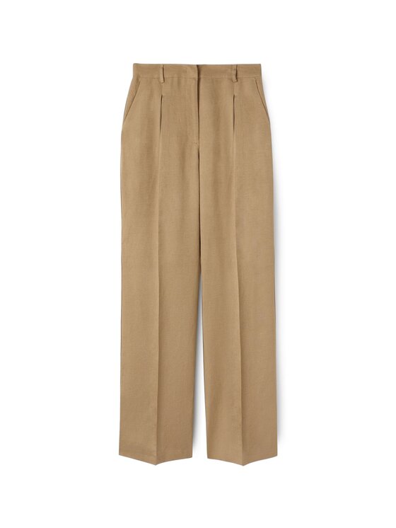 Motivi Motivi Pantaloni di tessuto P192Q203969N012 Écru Over Fit