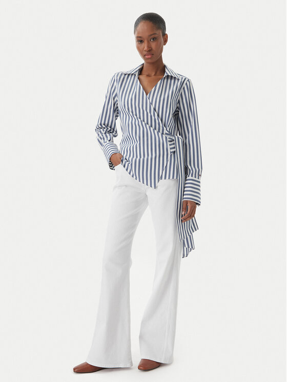 Tommy Hilfiger Tommy Hilfiger Τζιν WW0WW49655 Λευκό Flare Fit