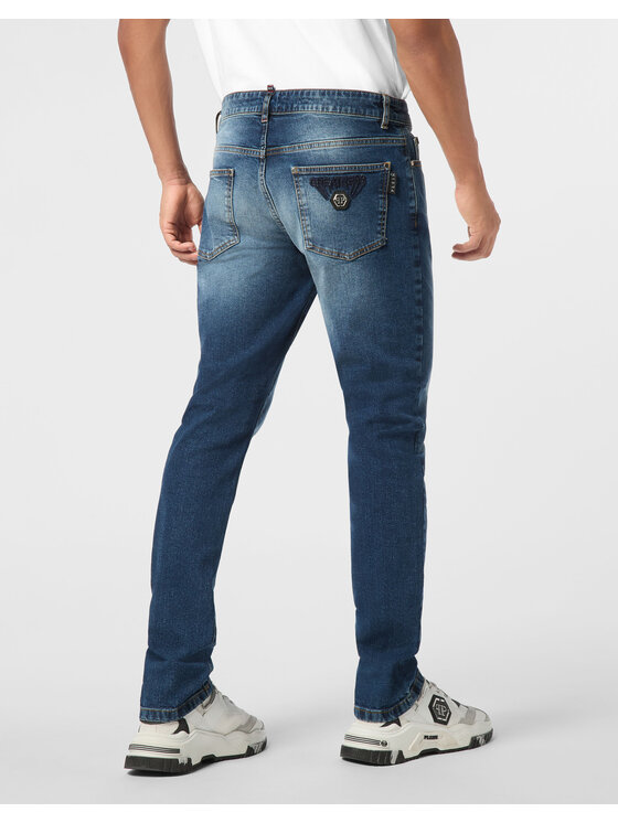 PHILIPP PLEIN PHILIPP PLEIN Jeans 25897 Blu Straight Leg