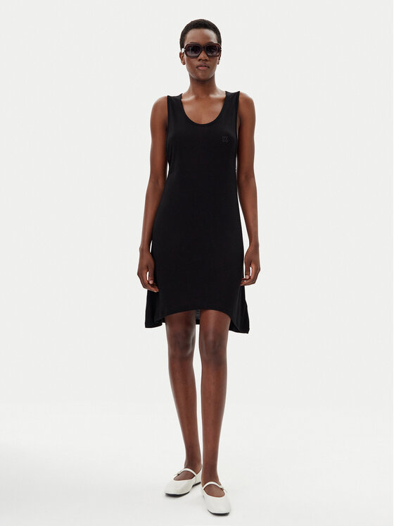 HUGO HUGO Sommerkleid Beach 50540333 Schwarz Relaxed Fit
