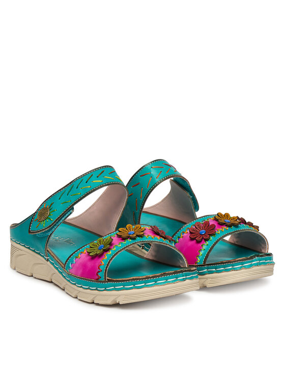 Laura Vita Laura Vita Шльопанці Dorry 13 Бірюзовий