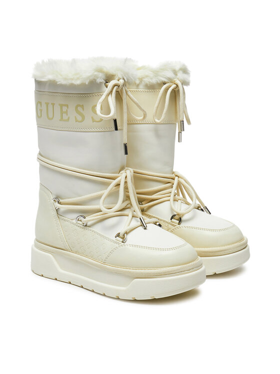 Guess Guess Μπότες Χιονιού Undelo FLFUEL ELE11 Μπεζ