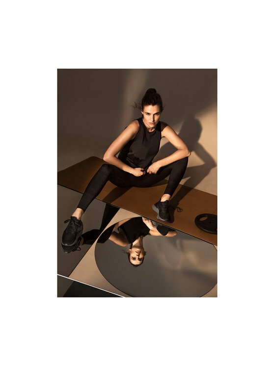 Casall Casall Legginsy Essential Block Seamless High Waist Tights Czarny Slim Fit