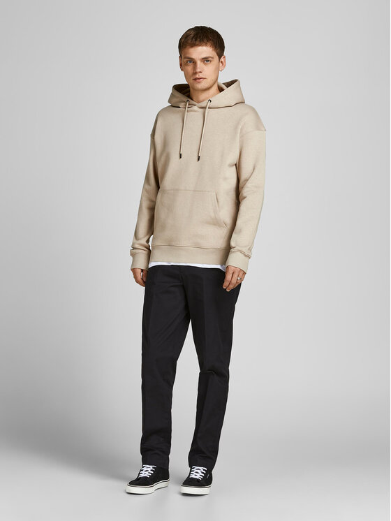 Jack&Jones Jack&Jones Mikina Star 12208157 Béžová Relaxed Fit