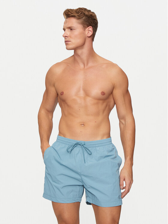 Calvin Klein Swimwear Calvin Klein Swimwear Kupaće gaće i hlače KM0KM01080 Plava Regular Fit