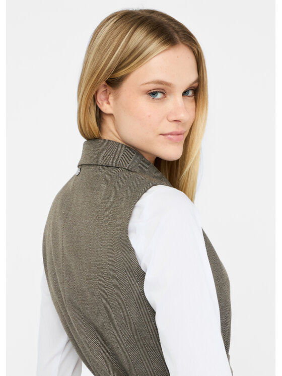 Liu Jo Liu Jo Gilet CF5259T054AM9770 Verde Regular Fit