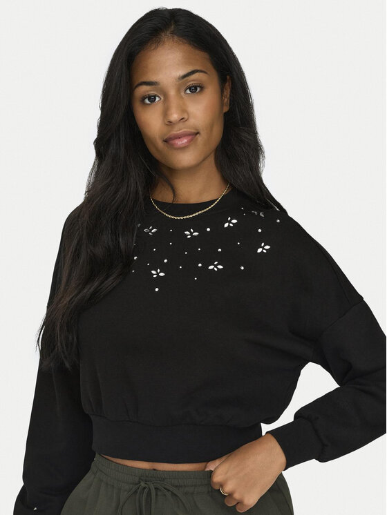 ONLY ONLY Felpa Suzi 15331166 Nero Regular Fit