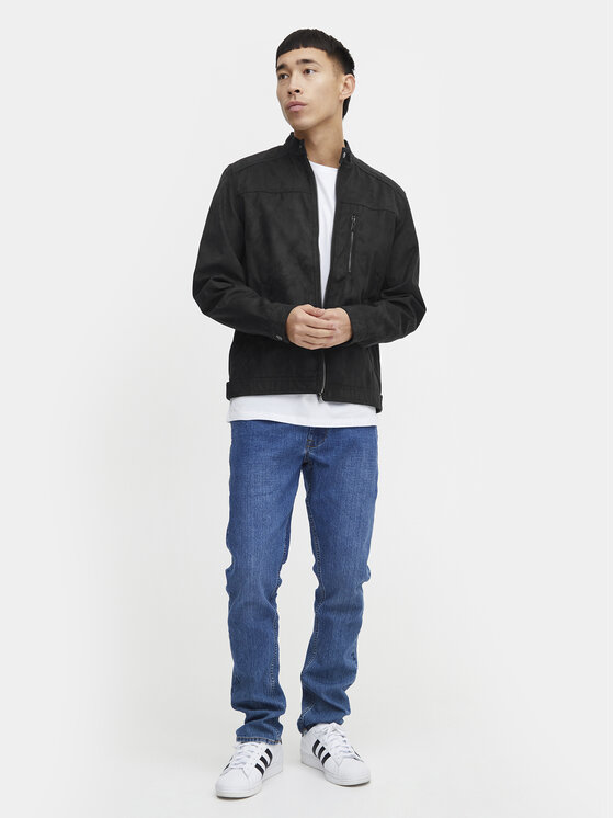 Blend Blend Jacke aus Kunstleder 20716626 Schwarz Regular Fit