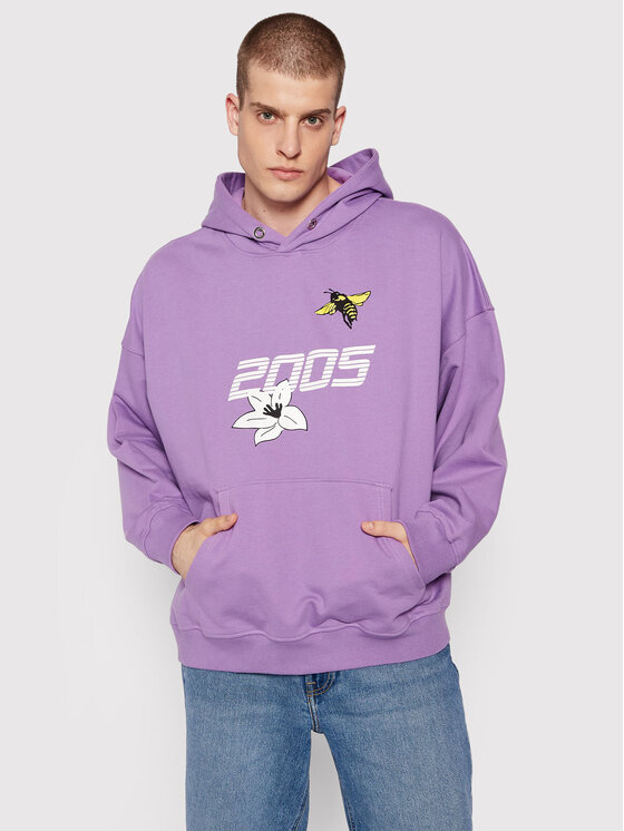 2005 2005 Світшот Unisex Garden Фіолетовий Relaxed Fit