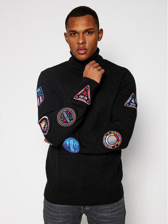 Guess Guess Rolák M0RR35 R2MK0 Čierna Regular Fit