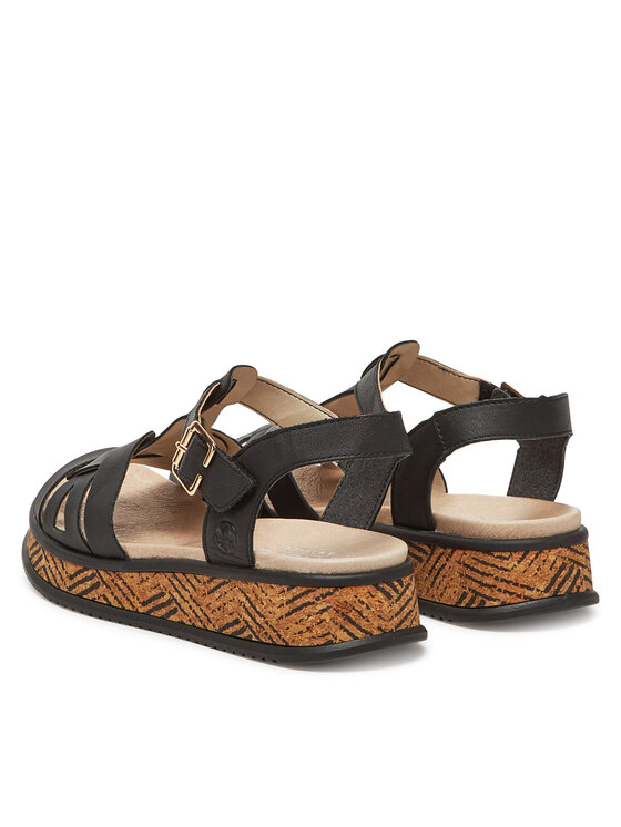 Rieker Rieker Sandalen W0853-00 Schwarz
