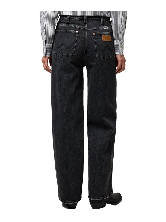 Wrangler Wrangler Jeansy 112371182 Szary Straight Leg