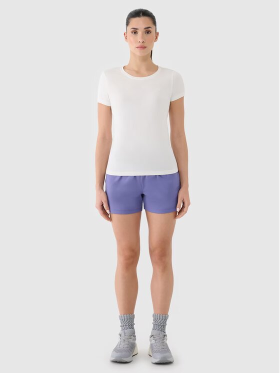 4F 4F T-shirt 4FRSS25TFTSF1235-11S Bianco Regular Fit