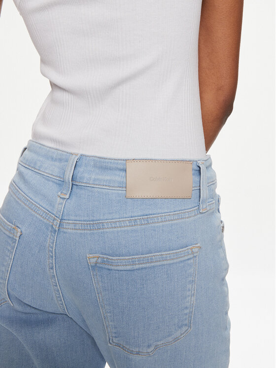 Calvin Klein Calvin Klein Traperice K20K206578 Svijetloplava Slim Fit