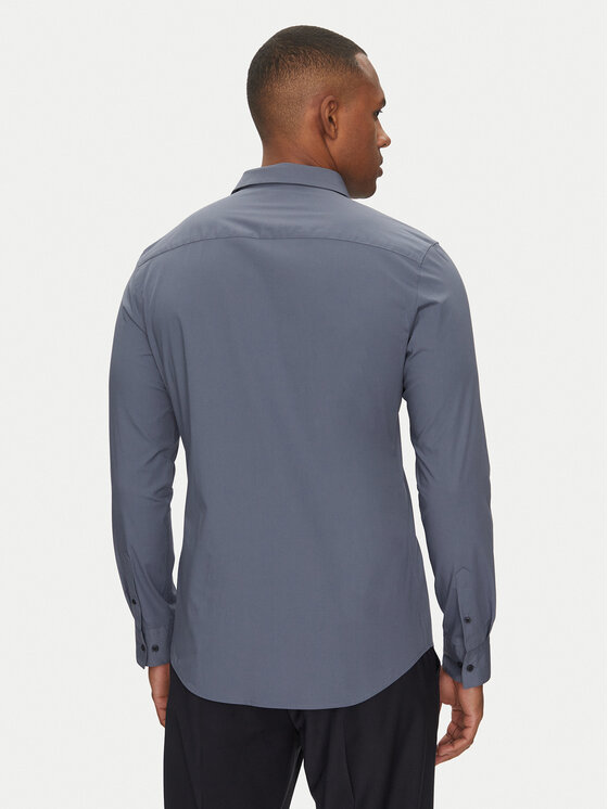 Calvin Klein Calvin Klein Сорочка LV04LB145G Голубий Slim Fit