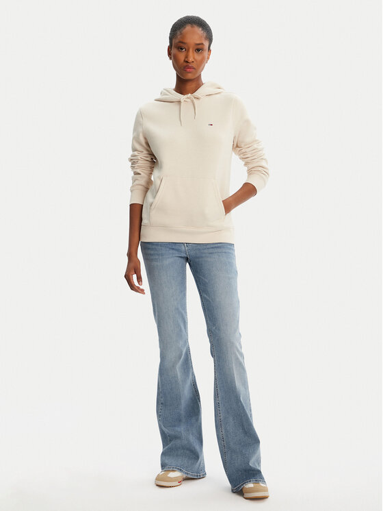 Tommy Jeans Tommy Jeans Μπλούζα Flag DW0DW19958 Μπεζ Regular Fit