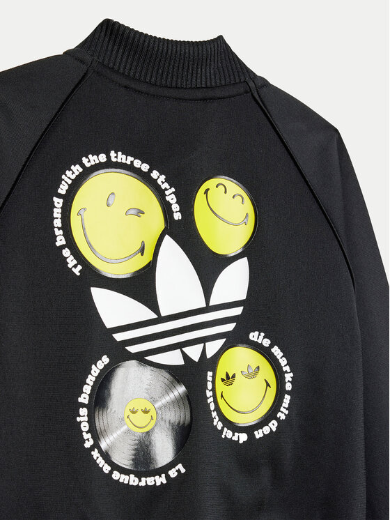 adidas adidas Tepláková souprava Smiley World SST JD2874 Černá Regular Fit