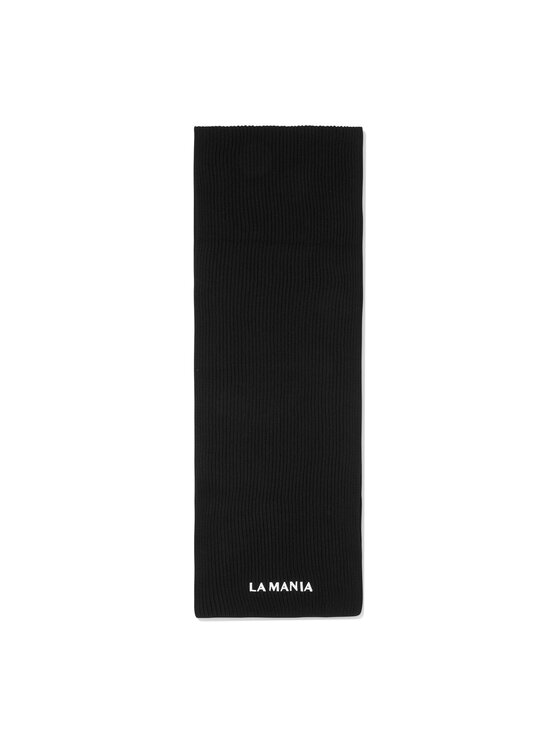 La Mania La Mania Šál MERINOWOOL SCARF 2 Černá