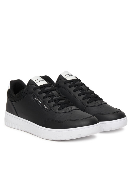 Tommy Hilfiger Tommy Hilfiger Snīkeri Basket Core Lite Lth FM0FM05868 Melns