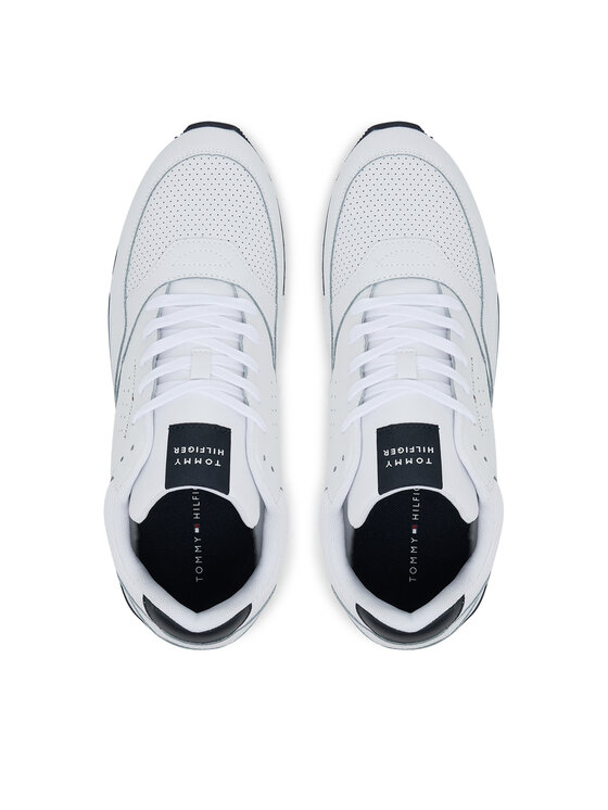 Tommy Hilfiger Tommy Hilfiger Laisvalaikio batai New Runner Eva Ess FM0FM05512 Balta
