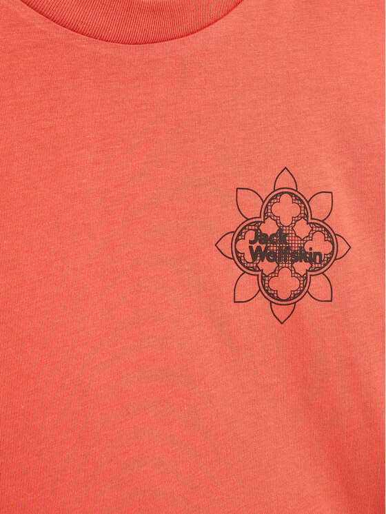 Jack Wolfskin Jack Wolfskin T-shirt Teen Mosaic 1609841 Ružičasta Regular Fit