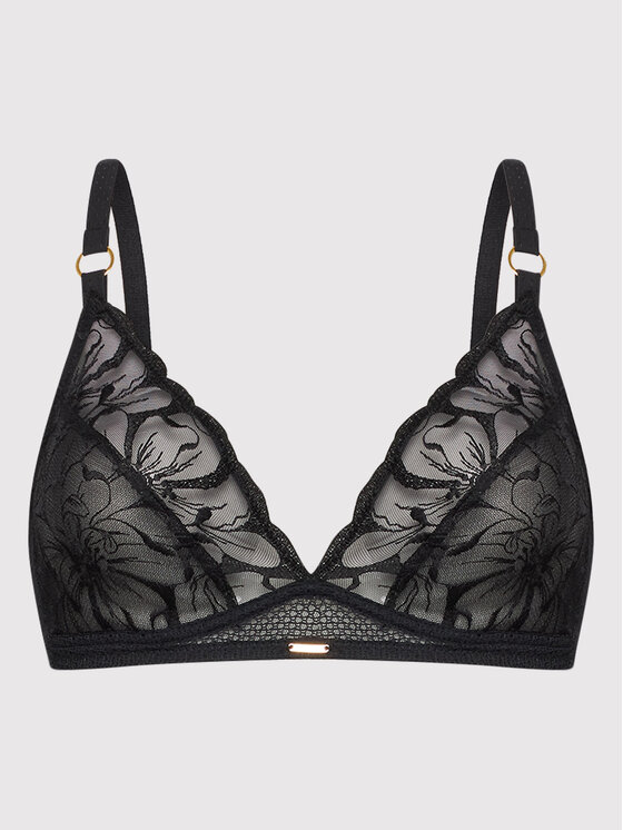 Chantelle Chantelle Biustonosz braletka Fleurs C12M80 Czarny
