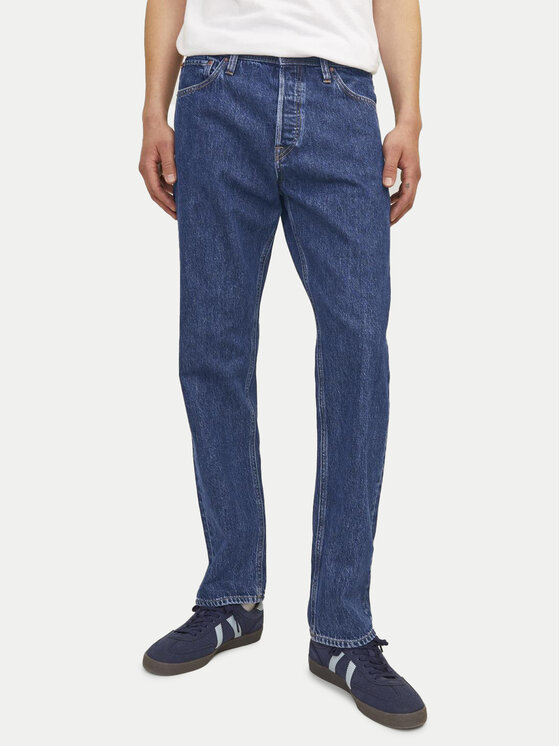 Jack & Jones Jack & Jones Farmer Chris 12258101 Kék Relaxed Fit