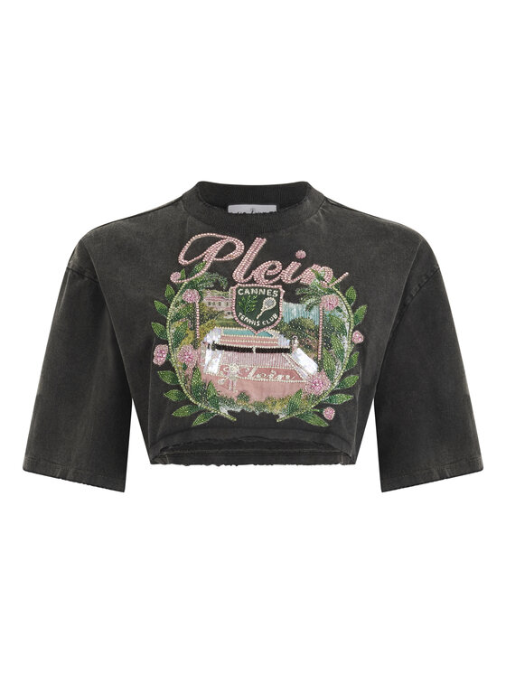 PHILIPP PLEIN PHILIPP PLEIN T-Shirt 30526 Černá Regular Fit
