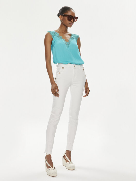 Morgan Morgan Traperice 232-PEMA3 Écru Skinny Fit