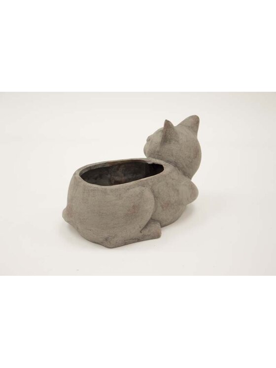 MIAhome MIAhome Osłonka ceramiczna KOTEK Szary
