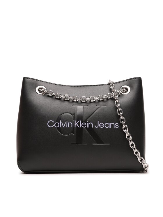 Calvin Klein Jeans Calvin Klein Jeans Τσάντα Sculpted 24 Mono K60K607831 Μαύρο