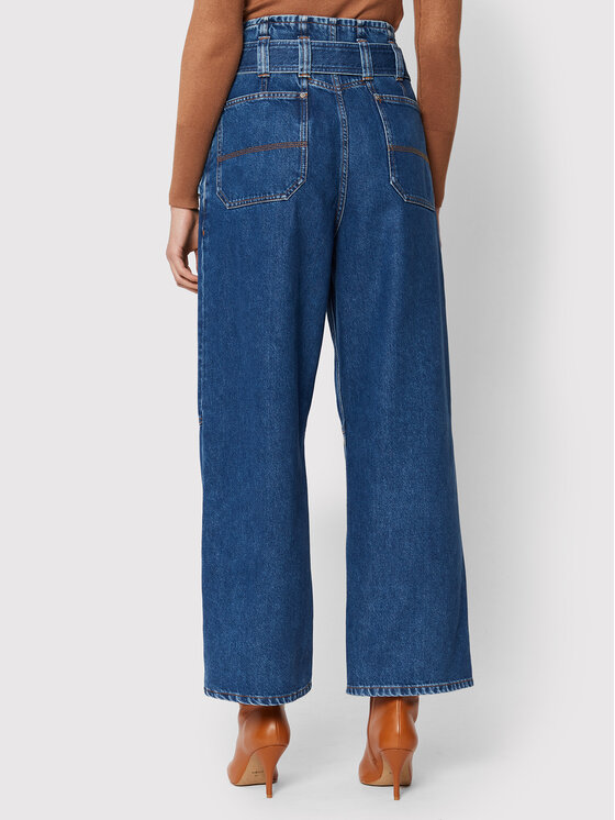 PINKO Pinko Τζιν Gracidio 1J111A A0A0 Μπλε Relaxed Fit