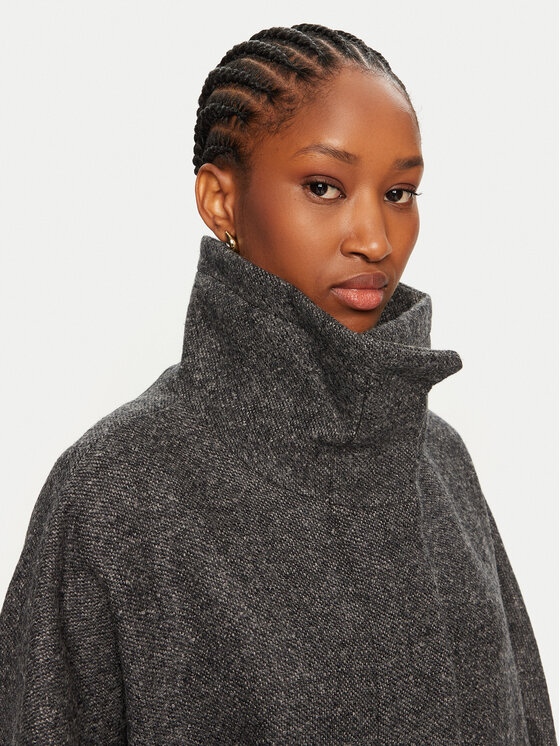 PINKO PINKO Cappotto di lana Forbice 104040 A23R Grigio Regular Fit