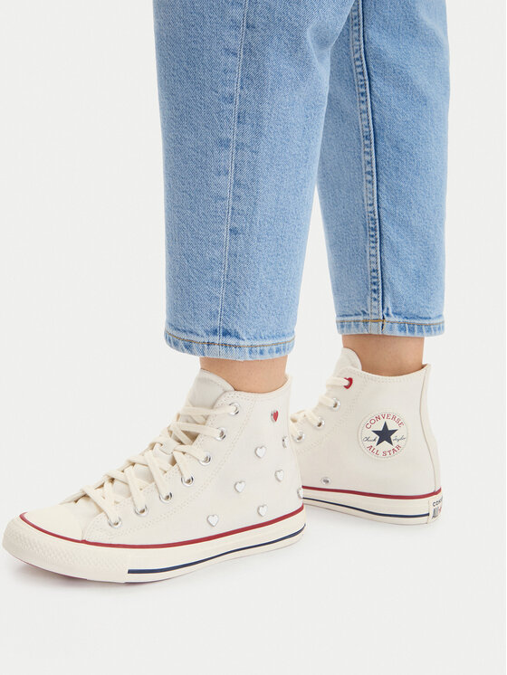 Converse Converse Кеди Chuck Taylor All Star Hearts A19055C Білий