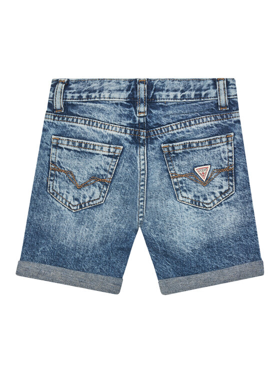 Guess Guess Džínsové šortky N5GD16 D41E0 Modrá Regular Fit