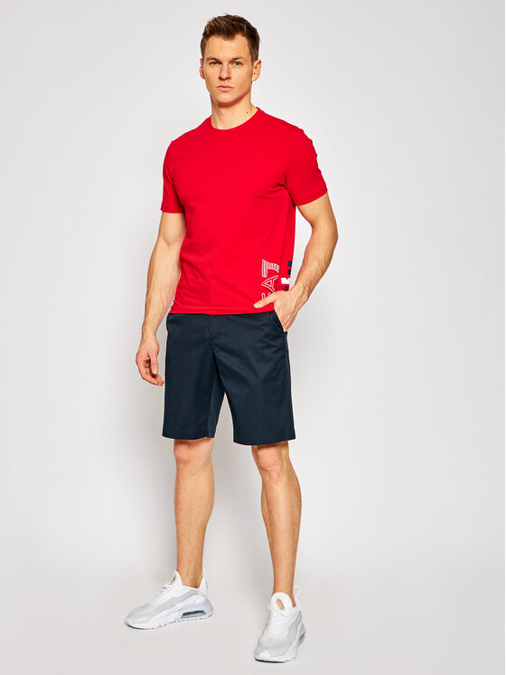 EA7 Emporio Armani EA7 Emporio Armani Pantaloncini di tessuto 2095380 3GPS12 PN71Z Blu scuro Regular Fit