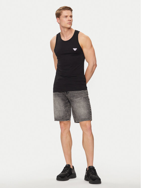 Armani Exchange Armani Exchange Džinsiniai šortai 3DZJ65 Z1KQZ 0204 Juoda Regular Fit