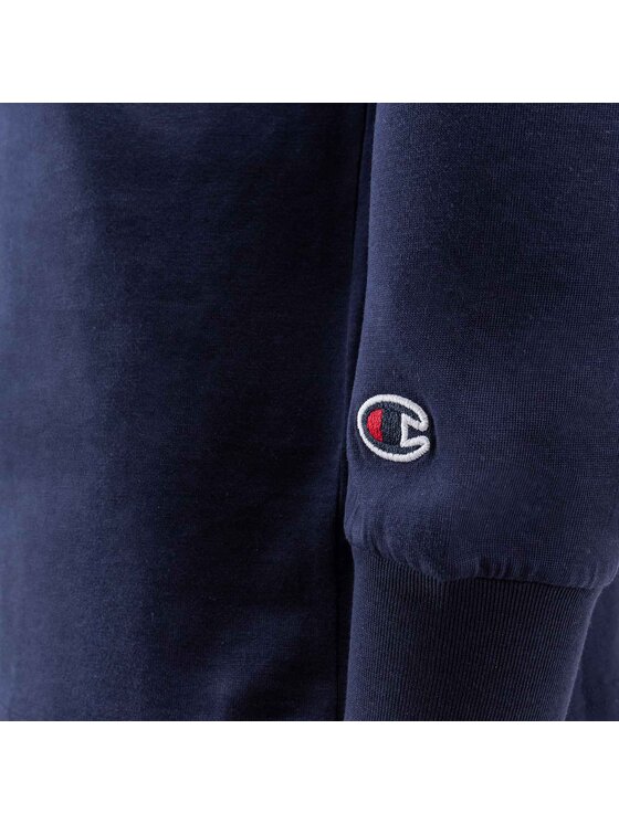 Champion Champion Longsleeve 219071-BS538-NVB_L Granatowy Regular Fit