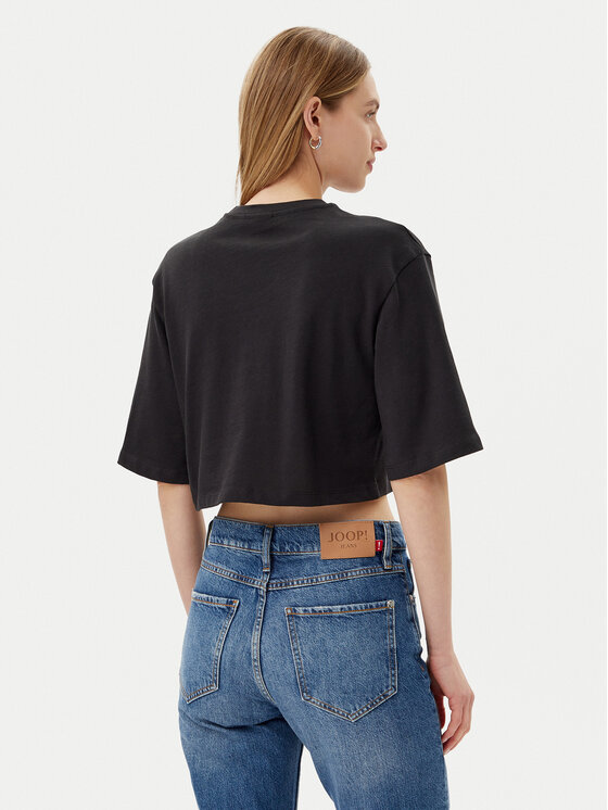 JOOP! Jeans JOOP! Jeans Póló Taky 30046280 Fekete Relaxed Fit