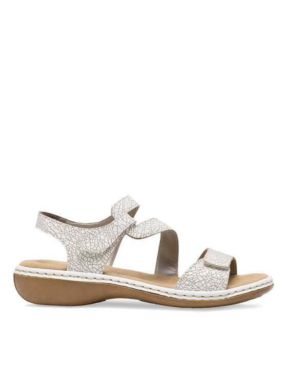 Rieker Rieker Sandale 659C7-81 Alb